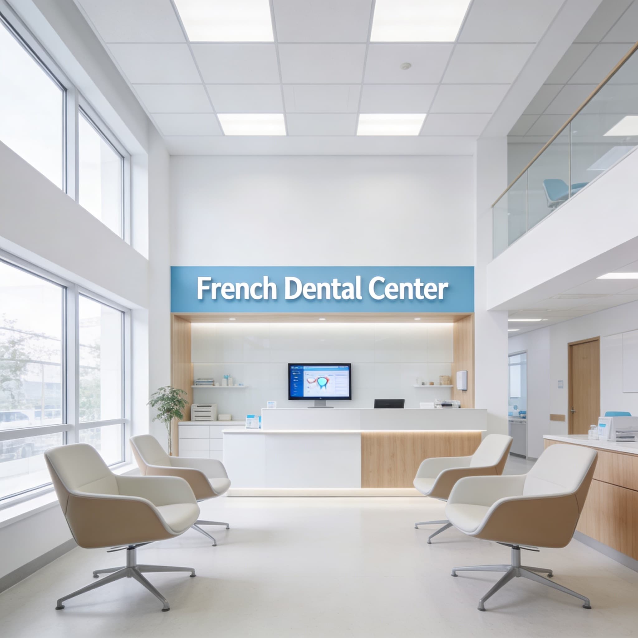 Dentiste traitant un patient au centre dentaire Barbès